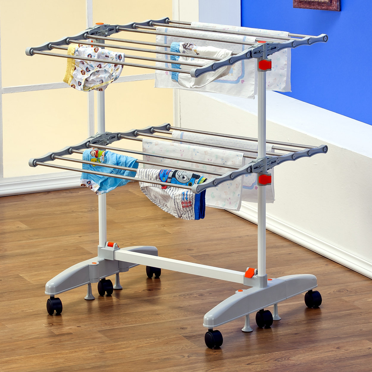Badoogi Foldable and Compact Storage Clothes Drying Rack & Reviews